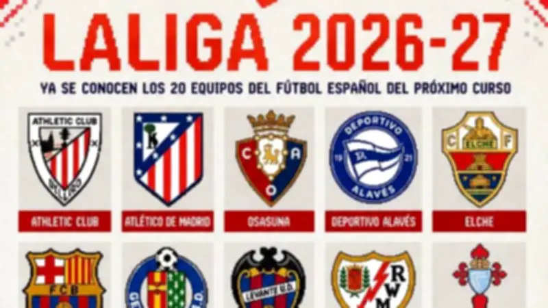 مالاجا يعود إلى الليجا بعد 8 سنوات ويكمل عقد الأندية لموسم 2027-2026