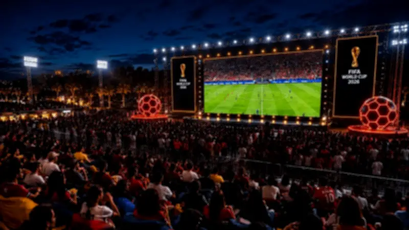 مهرجانات جماهيرية ضخمة في مناطق المشجعين بكأس العالم 2026
