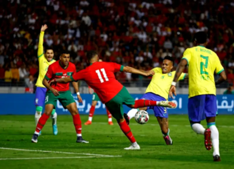 المغرب يتعادل مع البرازيل 1-1 في شوط أول مثير بكأس العالم 2026
