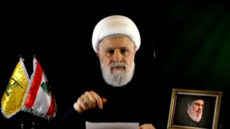 نعيم قاسم يشكر إيران لدعمها المقاومة وإرغام إسرائيل على وقف العدوان