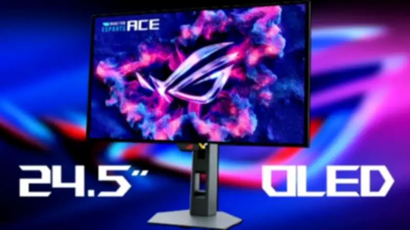 أيسوس تكشف عن أول شاشة ألعاب OLED للمحترفين بتردد 540 هرتز