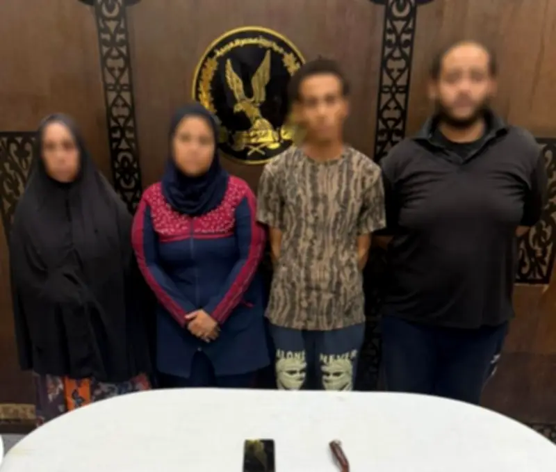 ضبط 4 أشخاص صوروا فيديو تهديد بسلاح أبيض في مينا البصل