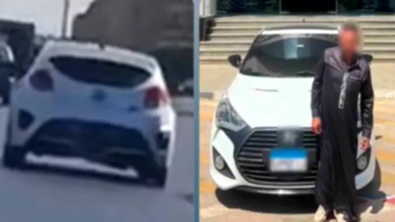 القبض على قائد سيارة بطمس اللوحات وإضافة زجاج حاجب بالجيزة