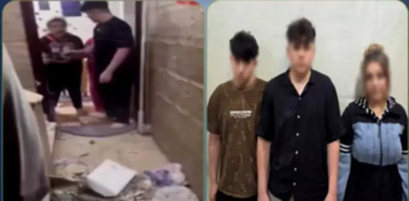 ضبط سيدة ونجليها لاعتدائهم على جارهم بالقلويوبة