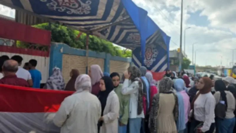 إصابة مراقبة حامل بالثانوية العامة بالمحلة ونقلها للمستشفى