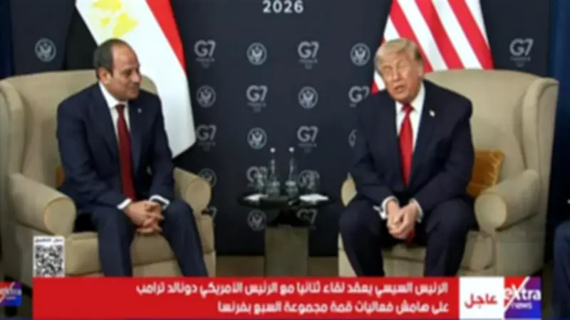 الرئيس السيسي يشكر ترامب على جهوده للسلام مع إيران واستقرار الشرق الأوسط