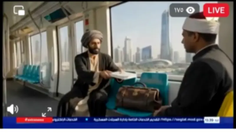 الرئيس السيسي يشاهد فيلماً تسجيلياً عن إعداد أئمة الأوقاف في حفل التخرج