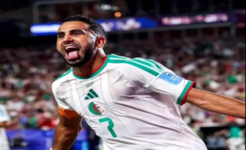 رياض محرز رجل مباراة الجزائر والنمسا في كأس العالم 2024