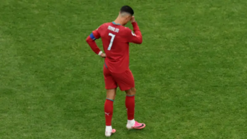 أطول جفاف تهديفي لرونالدو في البطولات الكبرى مع البرتغال