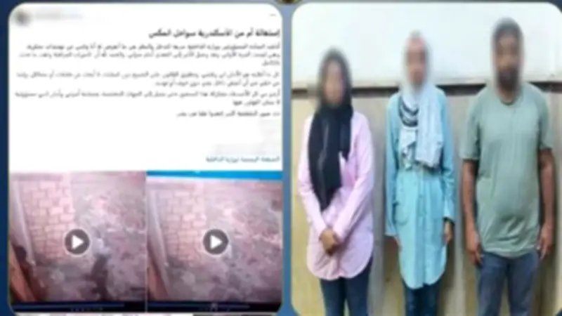 كشف ملابسات اعتداء على سيدة ونجلها بسبب خلافات جيرة بالإسكندرية