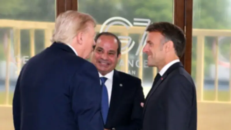 السيسي يشارك في جلسة قمة السبع حول الاستقرار بالشرق الأوسط