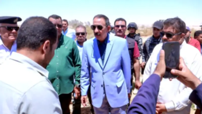 محافظ سوهاج يشهد إزالة تعدٍ على 60 فدانًا من أملاك الدولة بالمنشاة