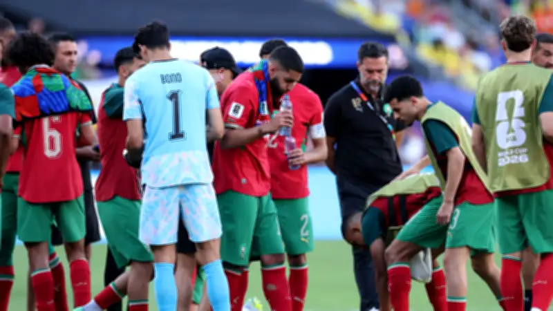 العواصف الرعدية تغير موعد تدريب المغرب قبل مواجهة اسكتلندا الحاسمة