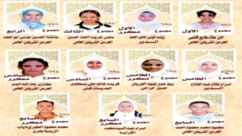 أسماء أوائل الشهادة الابتدائية الأزهرية بالأقصر ونسبة نجاح 79.5%