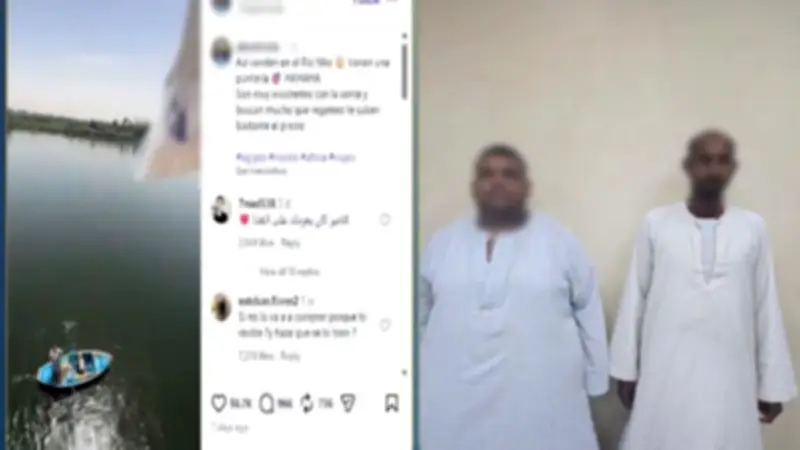 القبض على شخصين لوّح أحدهما بإشارة خادشة لسائح بالأقصر
