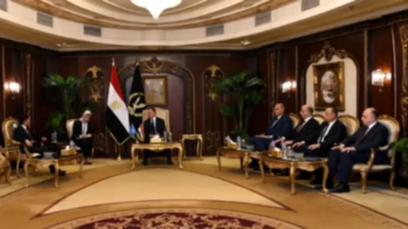 مسؤول أممي يشيد بدور الشرطة المصرية في بعثات حفظ السلام خلال لقائه بوزير الداخلية