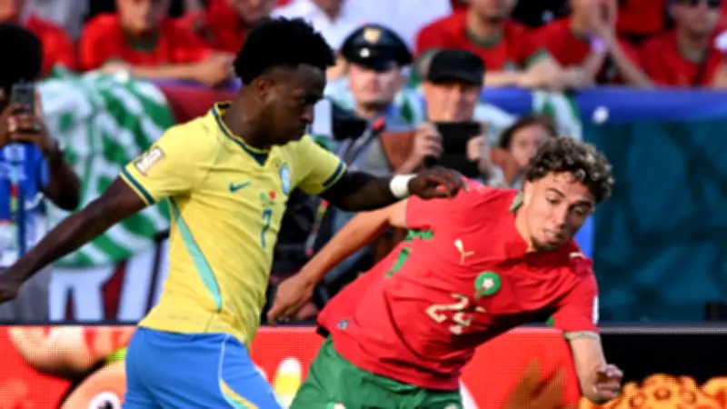 فيديو: قنبلة فينيسيوس تبطل سحر المغرب وتعيد البرازيل للتعادل