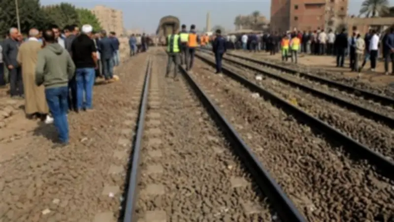 مصرع سيدة دهساً تحت عجلات القطار في ملوي بالمنيا