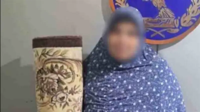 القبض على عاملة لسرقتها سجادة من أمام مغسلة في الإسكندرية بعد تداول فيديو