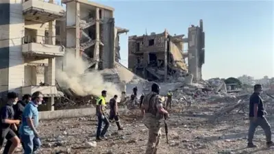 16 شهيداً و12 جريحاً في هجمات إسرائيلية على النبطية جنوب لبنان