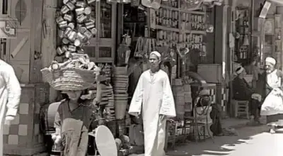 كيف كانت الأسواق في شوارع القاهرة عام 1930؟ فيديو نادر