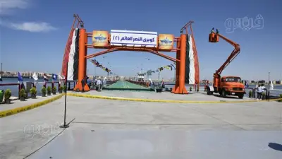 قبل افتتاحه بساعات.. فيتو ترصد استعدادات كوبري النصر العائم 2 ببورسعيد