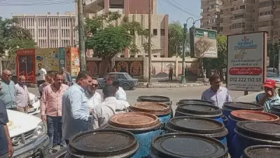 ضبط 20 برميل زيت طعام غير صالح للاستهلاك بالمنيا