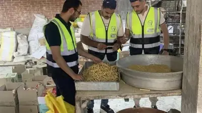 ضبط 26 ألف عبوة حلوى ونصف طن جلوكوز فاسدين داخل مصنع غير مرخص بالغربية