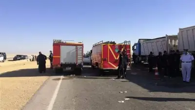 3 وفيات و4 مصابين في 5 حوادث متفرقة بالمنيا اليوم