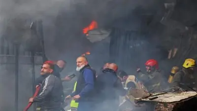 الدفاع المدني اللبناني ينتشل 6 جثامين وينقذ 3 جرحى من تحت أنقاض المروانية
