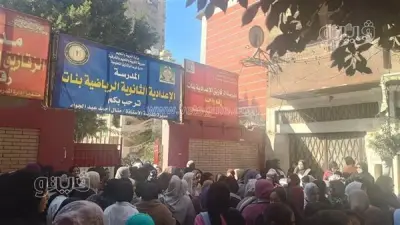 845 لجنة تستقبل طلاب الإعدادية لامتحان اللغة العربية بالشرقية