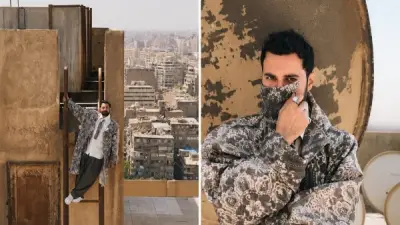 أحمد حاتم يطل على القاهرة من فوق الأسطح في فوتوشوت جديد على أنغام أغنية طلعت فوق السطوح