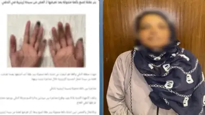 القبض على بائعة متجولة أجنبية قامت بقضم يد أخرى مما أدى لبتر طرف من أصابعها