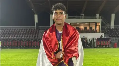 محمد عبيد يتوج بجائزة رجل مباراة مصر والمغرب في برونزية كأس أفريقيا للناشئين