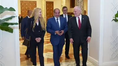السيسي يبحث مع وفد يهودي أمريكي القضية الفلسطينية والاستقرار الإقليمي