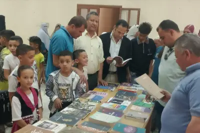 ضمن برنامج المواطنة: ورشة فنية ومعرض للكتاب بقرية دلجا بالمنيا