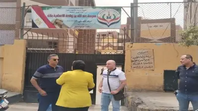 رئيس حي الوراق يتفقد جاهزية المدارس لامتحانات الإعدادية