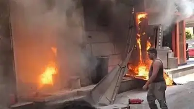حريق هائل داخل مطعم شهير في طنطا والحماية المدنية تسيطر عليه