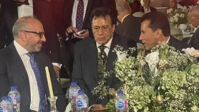 حوار طريف عن الزمالك في زفاف نجل أشرف صبحي بين المندوه ووزير الرياضة
