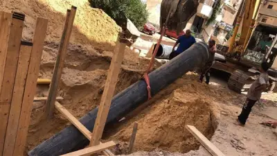 رئيس مياه القناة يتابع إحلال وتجديد محطة رفع الصرف الصحي بالإسماعيلية