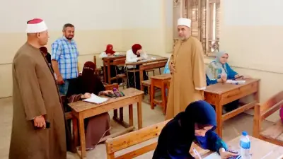 رئيس الشرقية الأزهرية يتفقد امتحانات الثانوية ويطمئن على سير اللجان