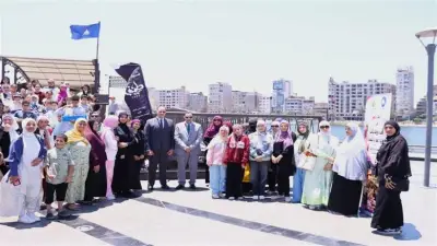 محافظ دمياط يطلق فعاليات اليوم الثقافي من ساحة جسر الحضارة التاريخي