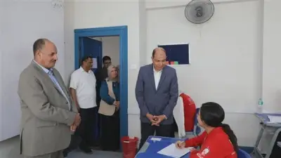 محافظ المنيا يتفقد امتحانات الدبلومات الفنية ويؤكد توفير الأجواء المناسبة