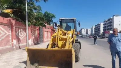 حملات نظافة مكثفة في بورسعيد لرفع المخلفات وتجميل الشوارع والميادين