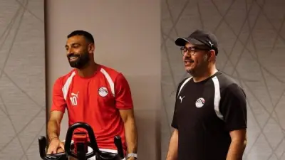 تدريبات استشفائية وبدنية للاعبي منتخب مصر بفندق الإقامة في أمريكا