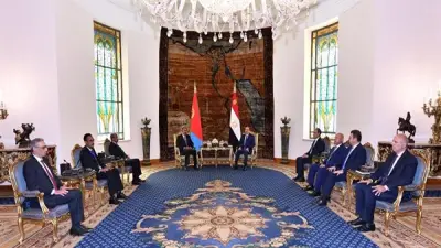 السيسي وتشيسيكيدي يبحثان تعزيز العلاقات والتعاون في حوض النيل