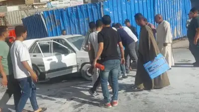 حريق سيارة ملاكي بمحيط ميدان المحطة في المنيا دون إصابات