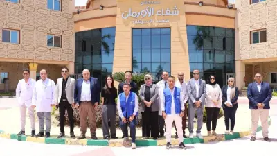 وفد ياباني يزور مستشفى أورام الأقصر لبحث دعم علاج الأورام بالصعيد