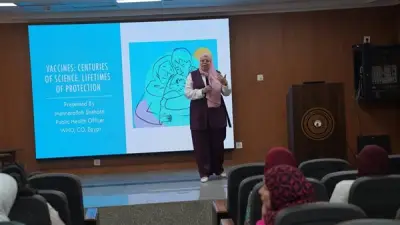 معهد تيودور بلهارس ينظم محاضرة عن أهمية التطعيمات في بيئة العمل