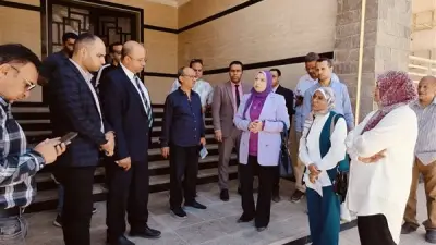 وفد بنك الاستثمار القومي يتفقد مشروعات حدائق أكتوبر لمتابعة التنفيذ